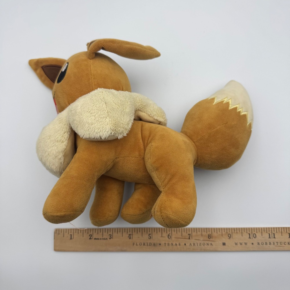 Pokemon Plush Lot Mega Lucario Pokemon Center Bulbasaur TOMY Eevee Bundle 3pc - Picture 12 of 13